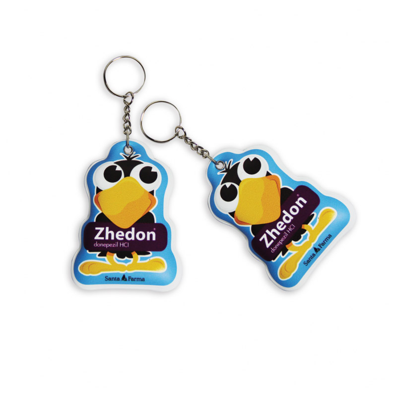 Promotion Puff Key Chain