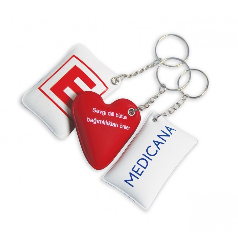 Promotion Puff Key Chain